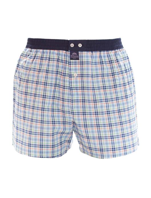 Boxershort Mc Alson geruit blauw