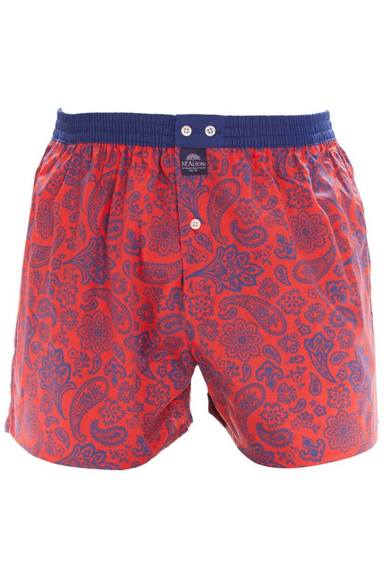 Mc Alson boxershort geprint rood