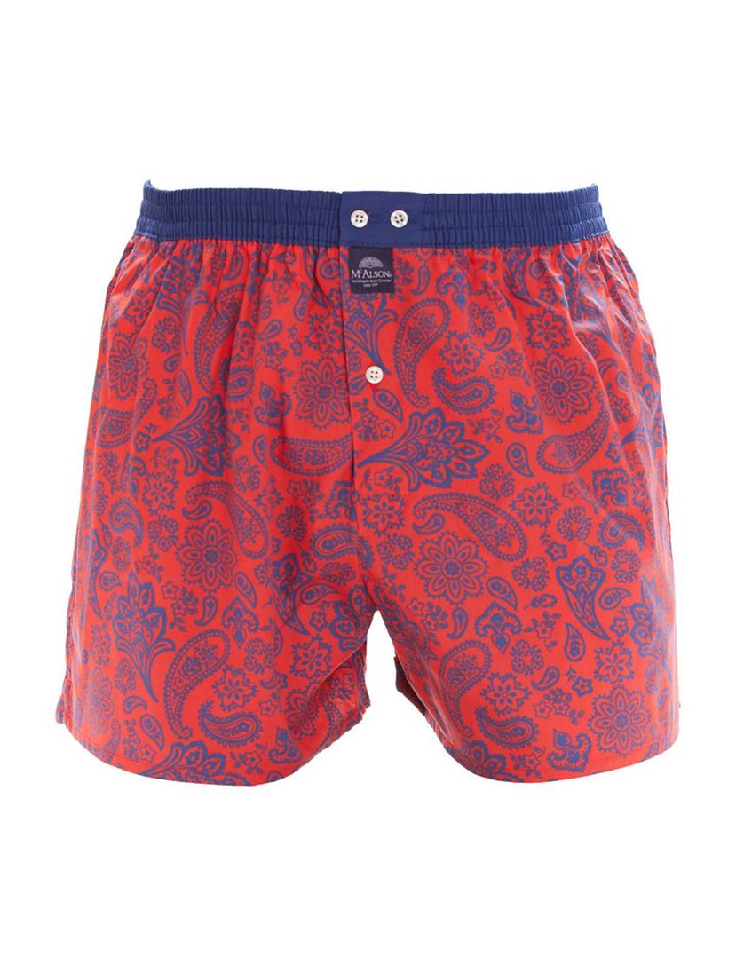 Mc Alson boxershort rood printje katoen