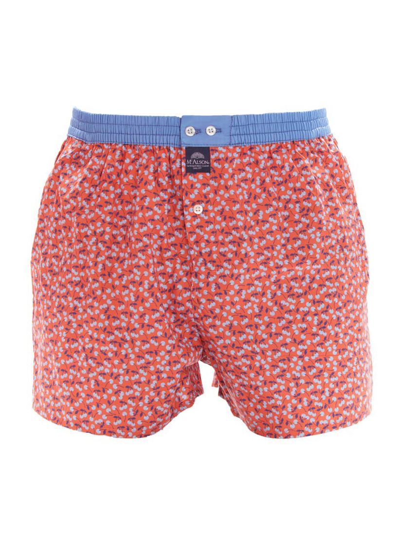 Mc Alson boxershort kersen rood katoen
