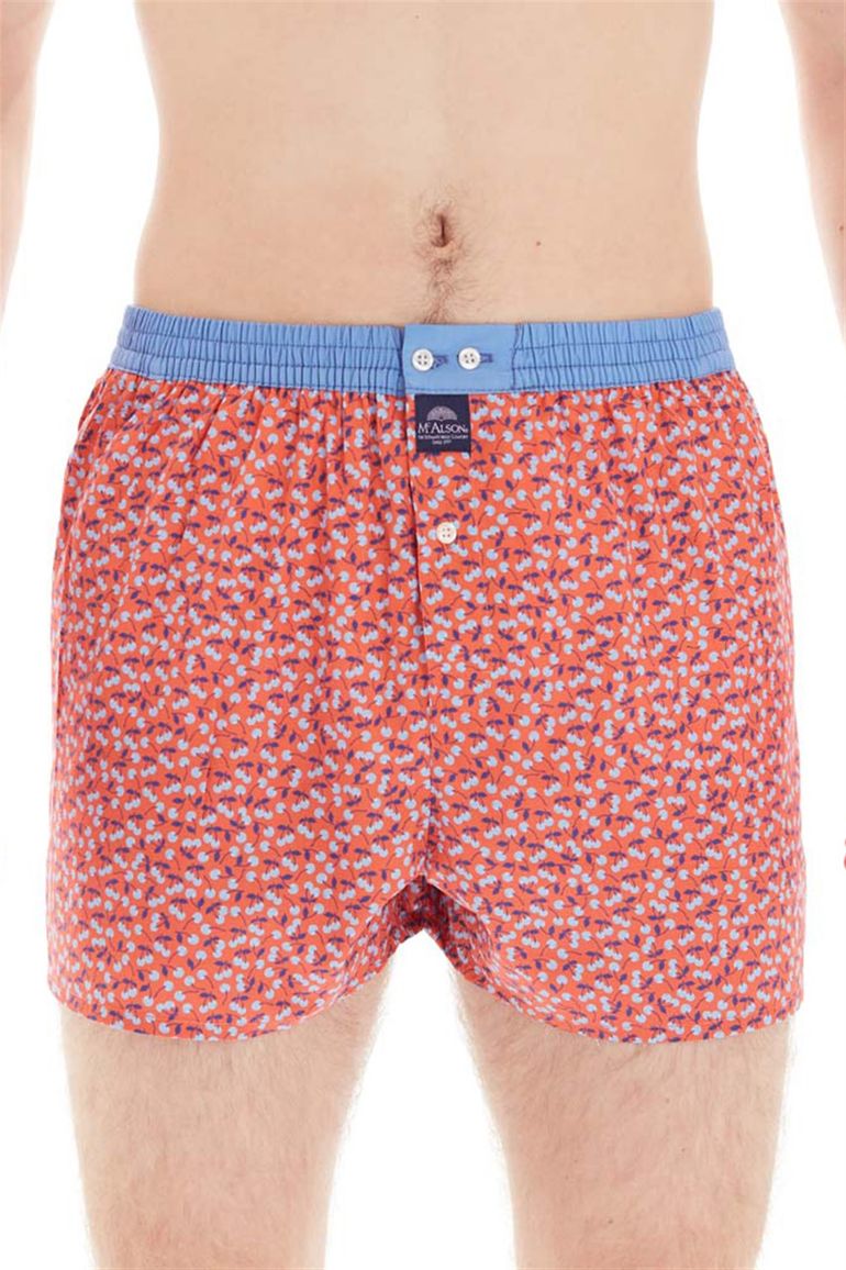 Mc Alson boxershort rood kersen geprint katoen