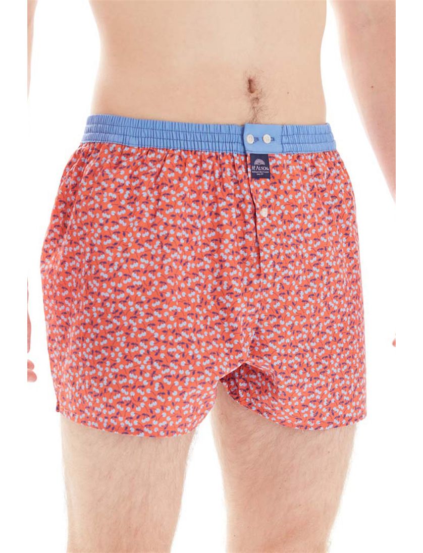 Mc Alson boxershort kersen rood katoen