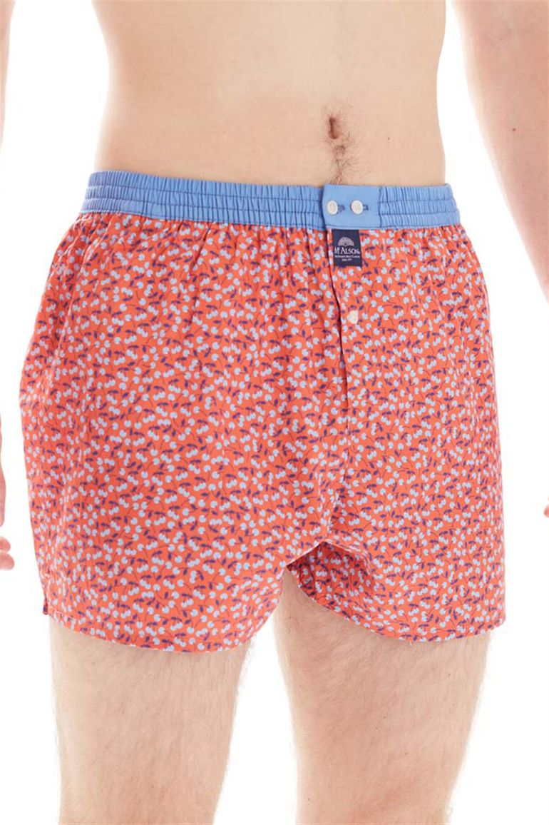 Mc Alson boxershort rood kersen geprint katoen