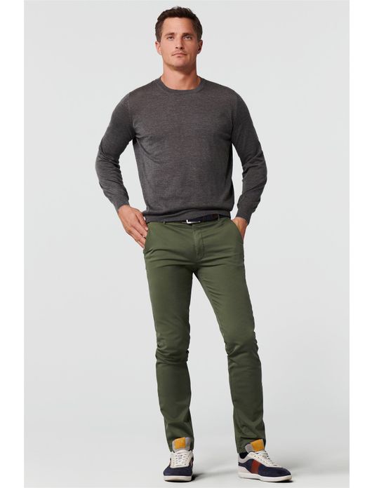 Meyer pantalon katoen BONN groen