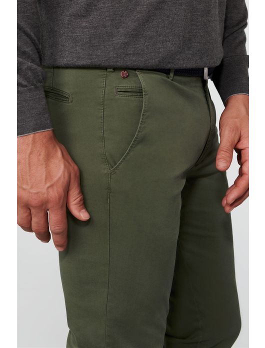 Meyer pantalon katoen BONN groen