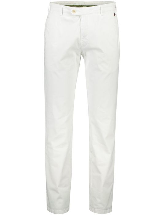 Meyer katoenen broek Roma wit effen