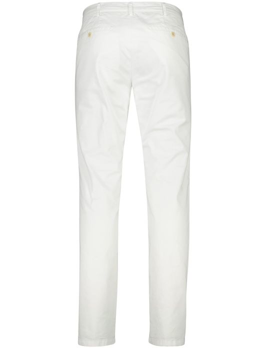 Meyer katoenen broek Roma wit effen