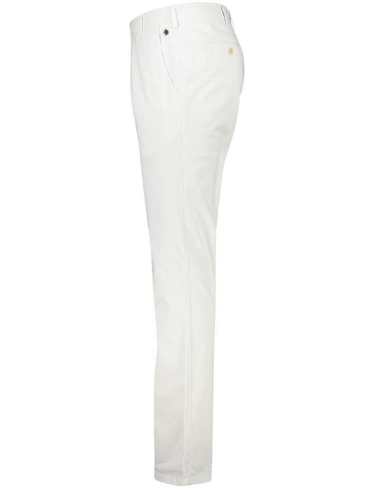 Meyer katoenen broek Roma wit effen