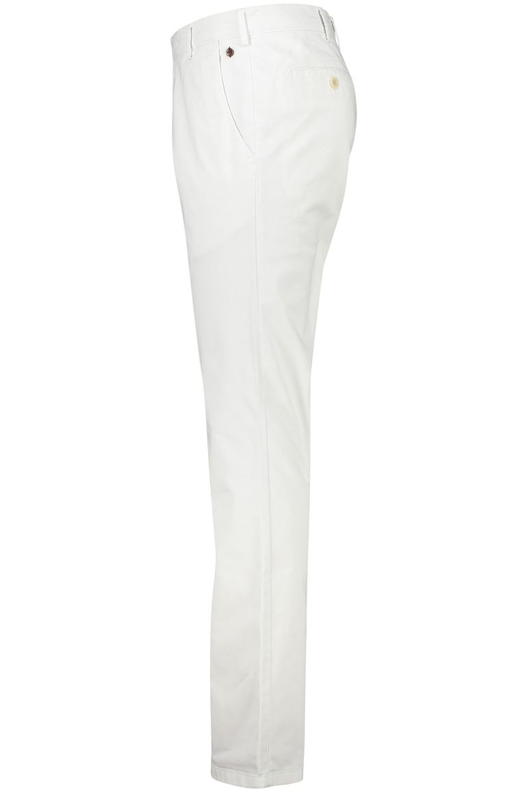 Meyer katoenen broek Roma wit effen