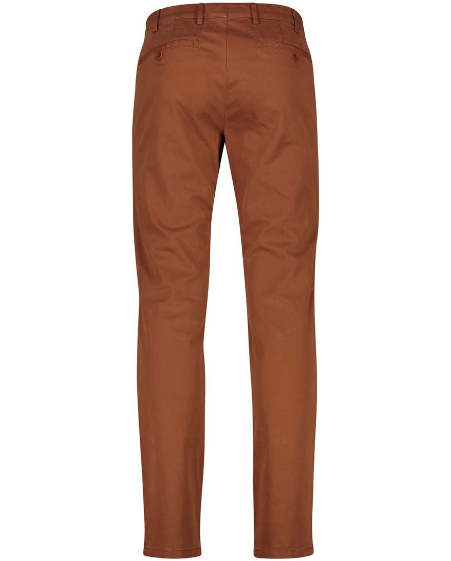 Meyer katoenen broek Roma bruin effen normale fit