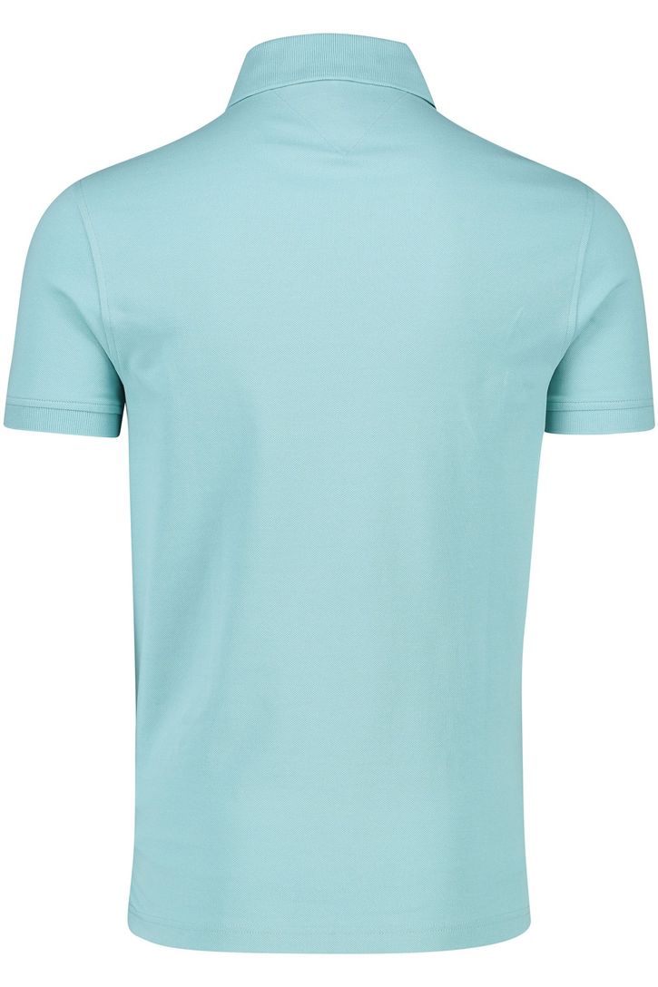 Tommy Hilfiger katoenen polo slim fit lichtgroen