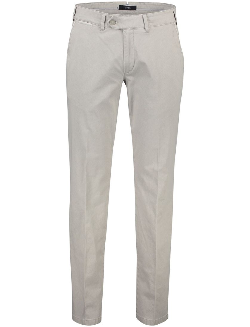 Katoenen Eurex broek beige geprint