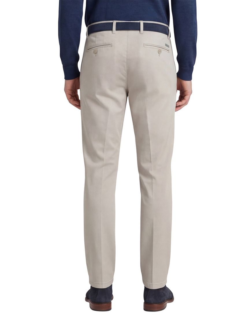 Katoenen Eurex broek beige geprint