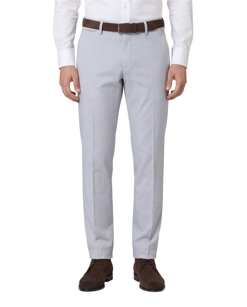 Eurex katoenen pantalon Joe regular fit lichtblauw