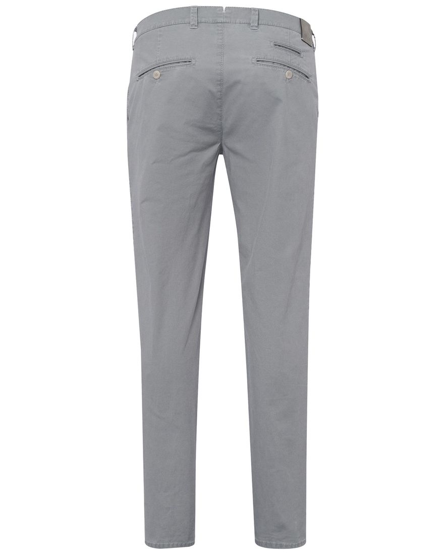 Brax katoenen broek grijs katoen modern fit