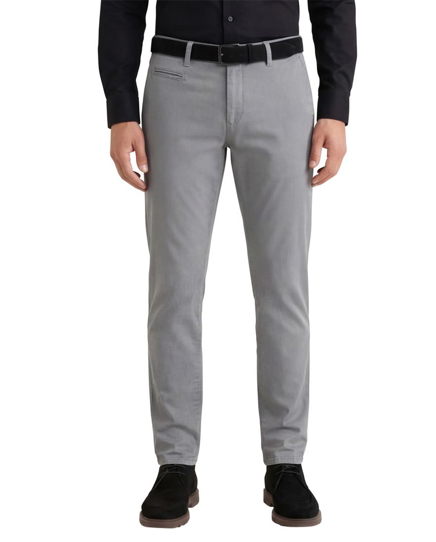 Brax katoenen broek grijs katoen modern fit