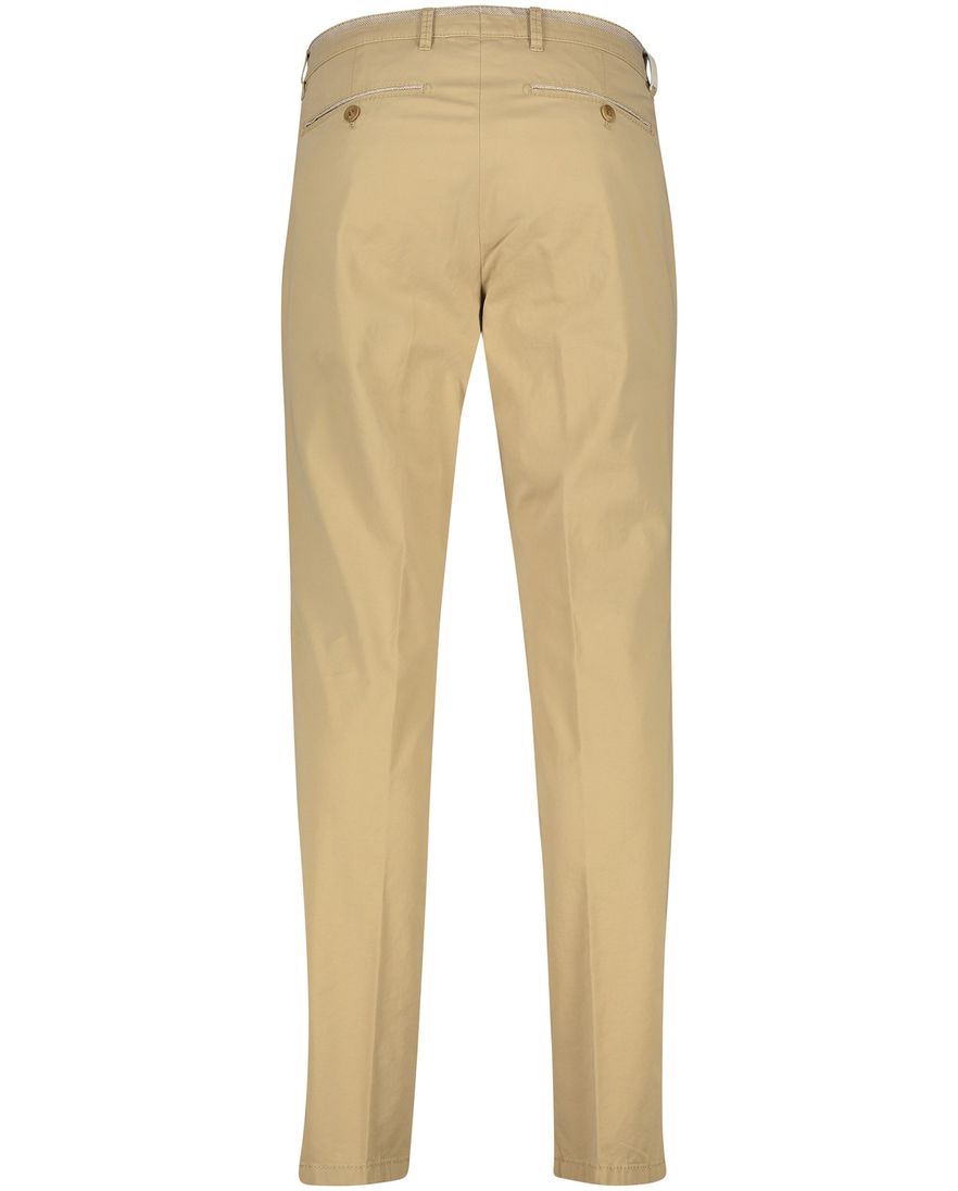 Brax katoenen broek effen camel normale fit