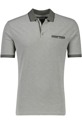 Brax Brax performance petter polo normale fit groen 3-knoops