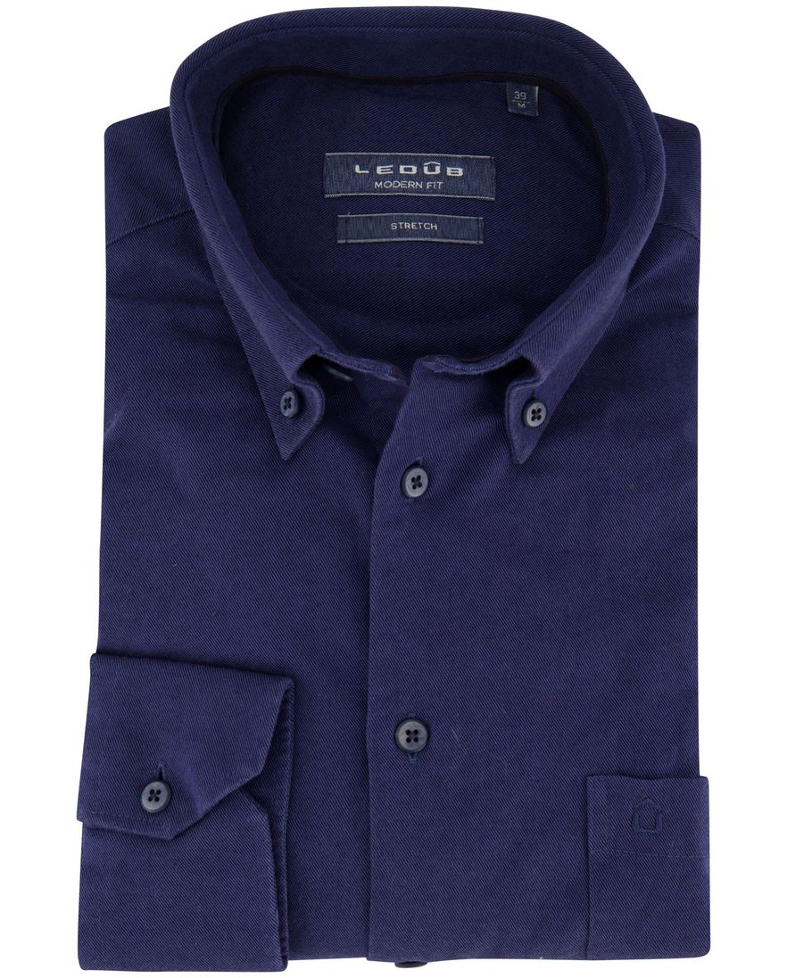 Ledub business overhemd Modern Fit New normale fit effen