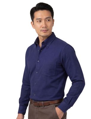 Ledub Ledub business overhemd Modern Fit New normale fit effen