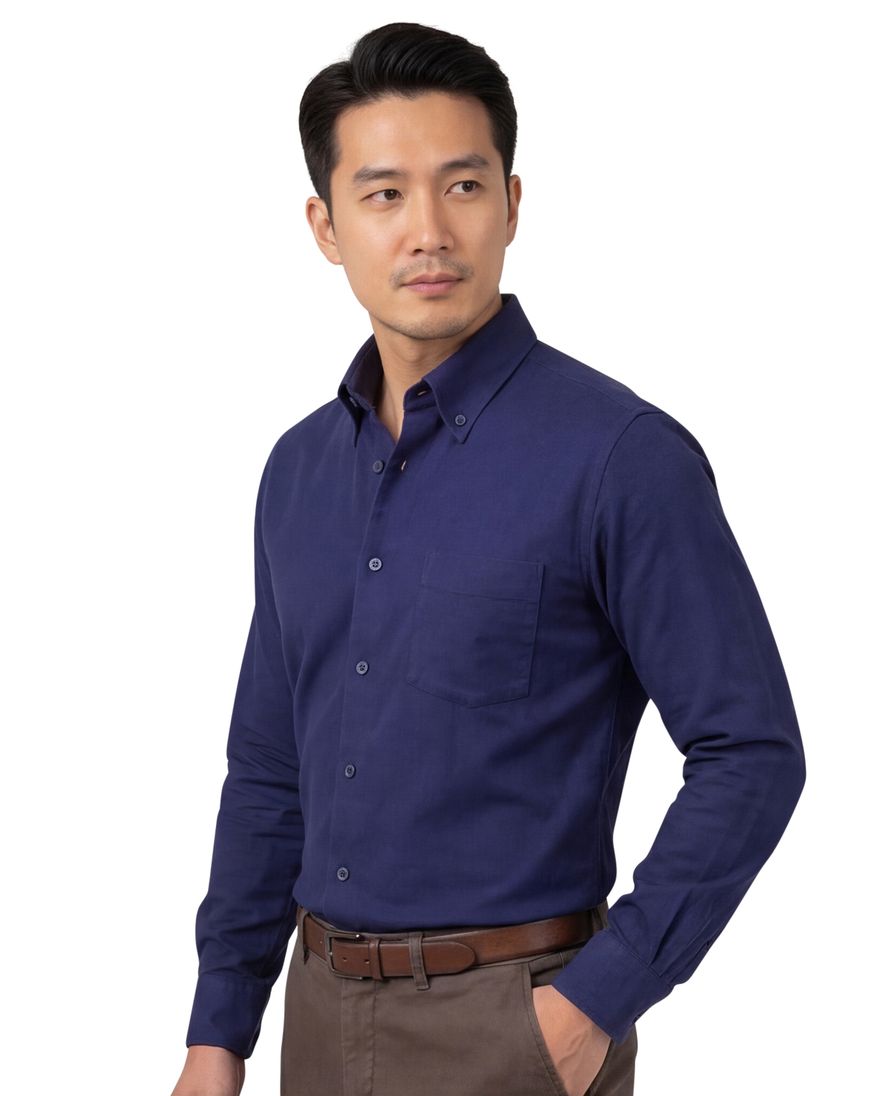 Ledub business overhemd Modern Fit New normale fit effen