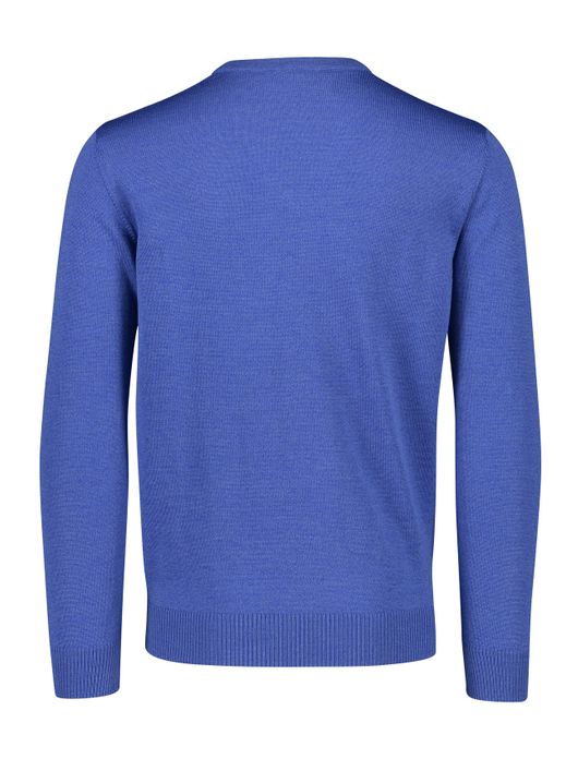 Maerz trui blauw effen