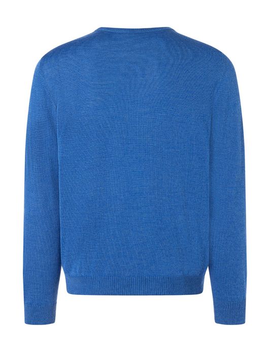 Mearz pullover blauw ronde hals