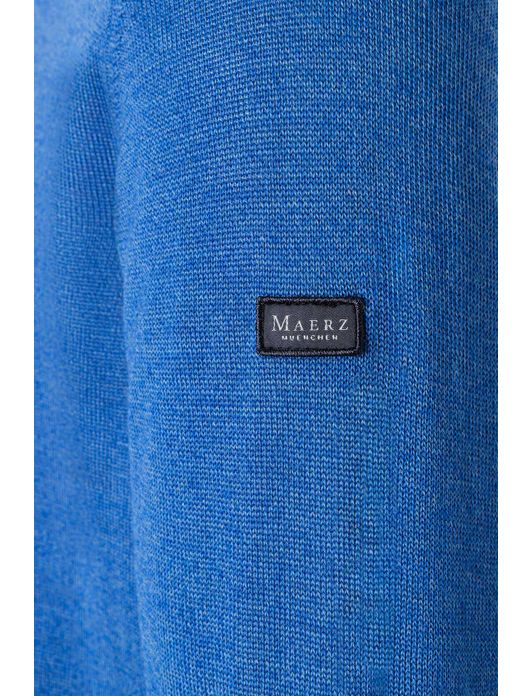 Mearz pullover blauw ronde hals