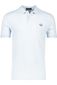 Fred Perry polo effen lichtblauw normale fit katoen