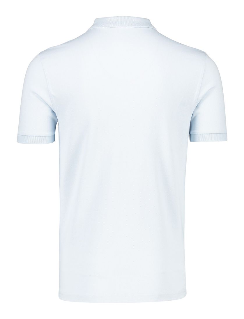 Fred Perry polo effen lichtblauw normale fit katoen