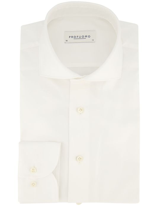 Profuomo overhemd wit cutaway