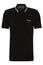 Zwart poloshirt BOSS Paddy Pro normale fit effen katoen
