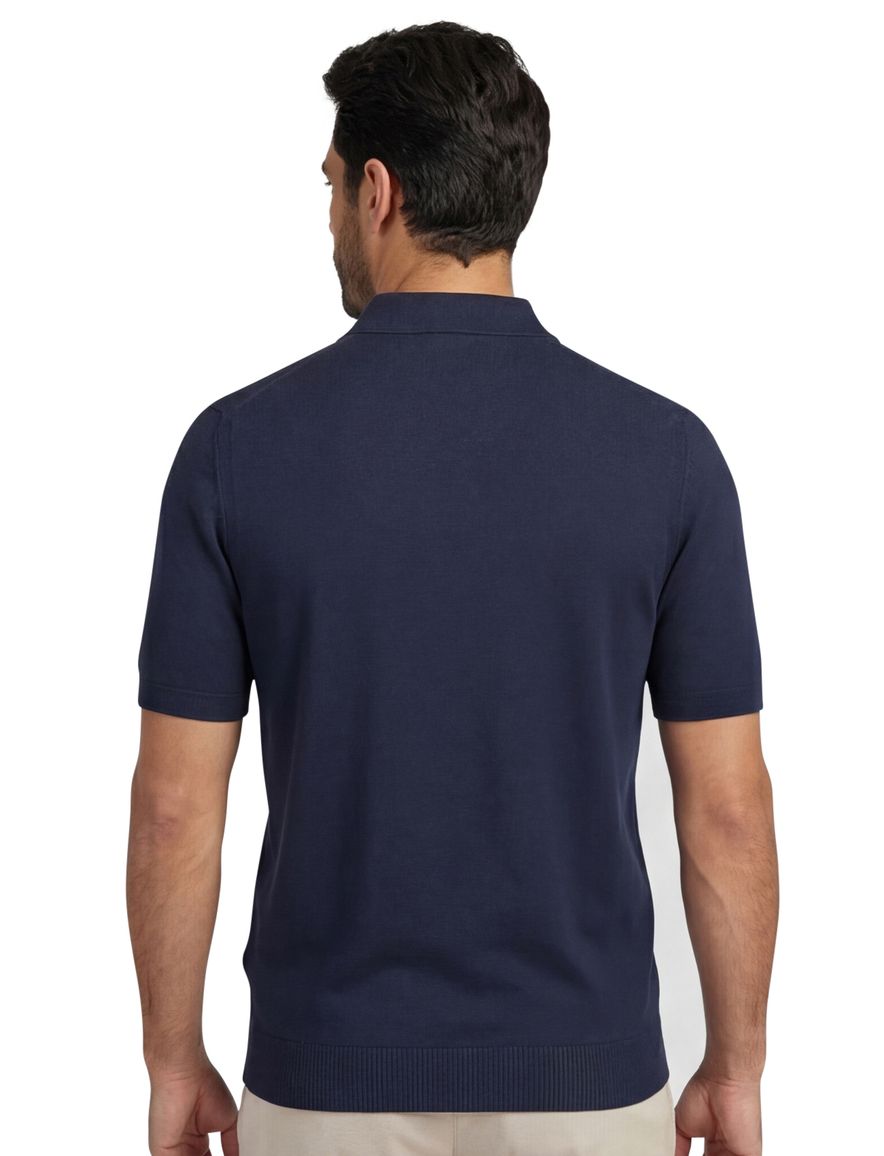Boss poloshirt Asac P donkerblauw
