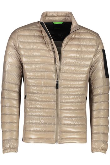 Hugo Boss Boss Green tussenjas goud normale fit Techno