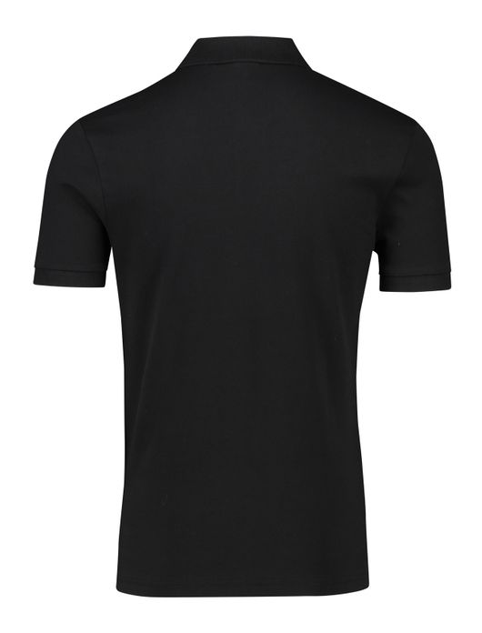 Boss Orange passenger slim fit polo zwart