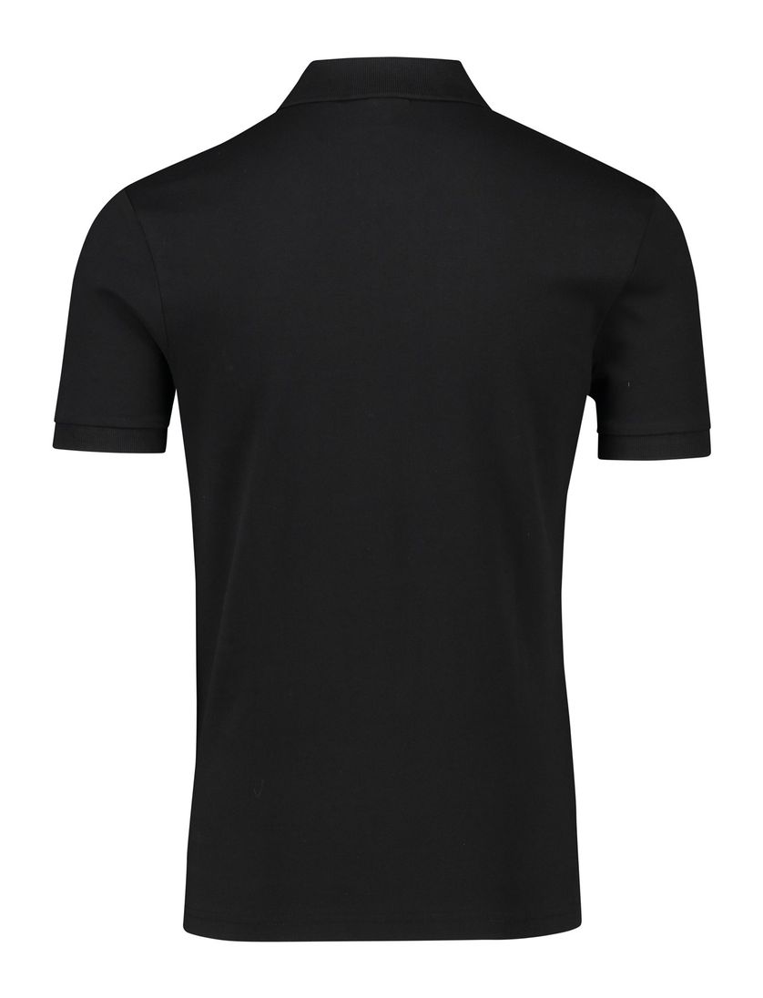 Katoenen BOSS Passenger polo slim fit zwart