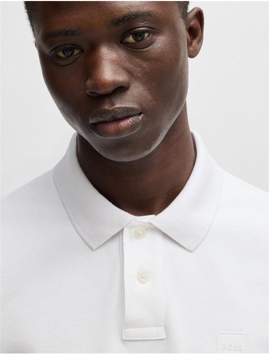 Boss Orange polo wit passenger slim fit