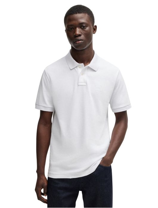 Boss Orange polo wit passenger slim fit