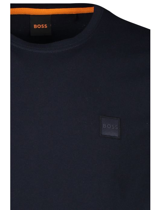 T-shirt Boss Orange Tales donkerblauw