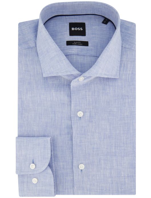 Boss overhemd lichtblauw slim fit