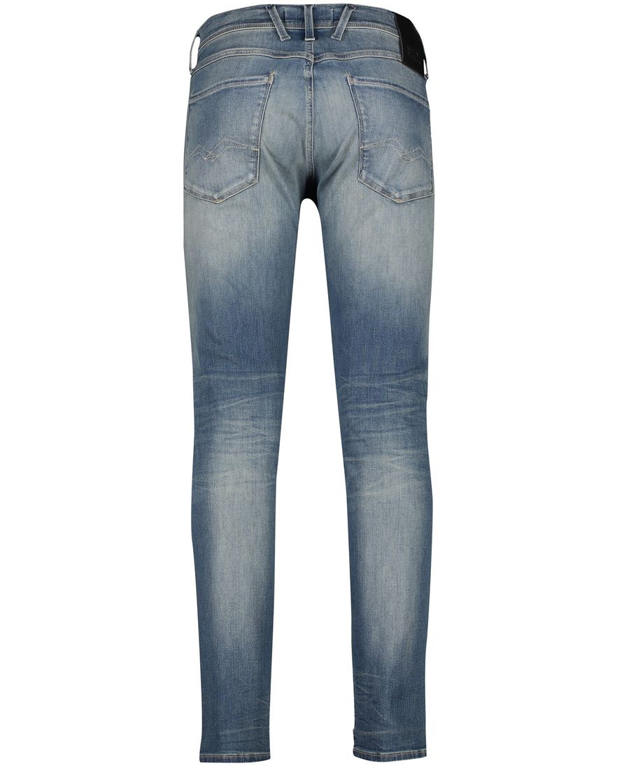 Replay Anbass Hyperflex jeans blauw denim stretch