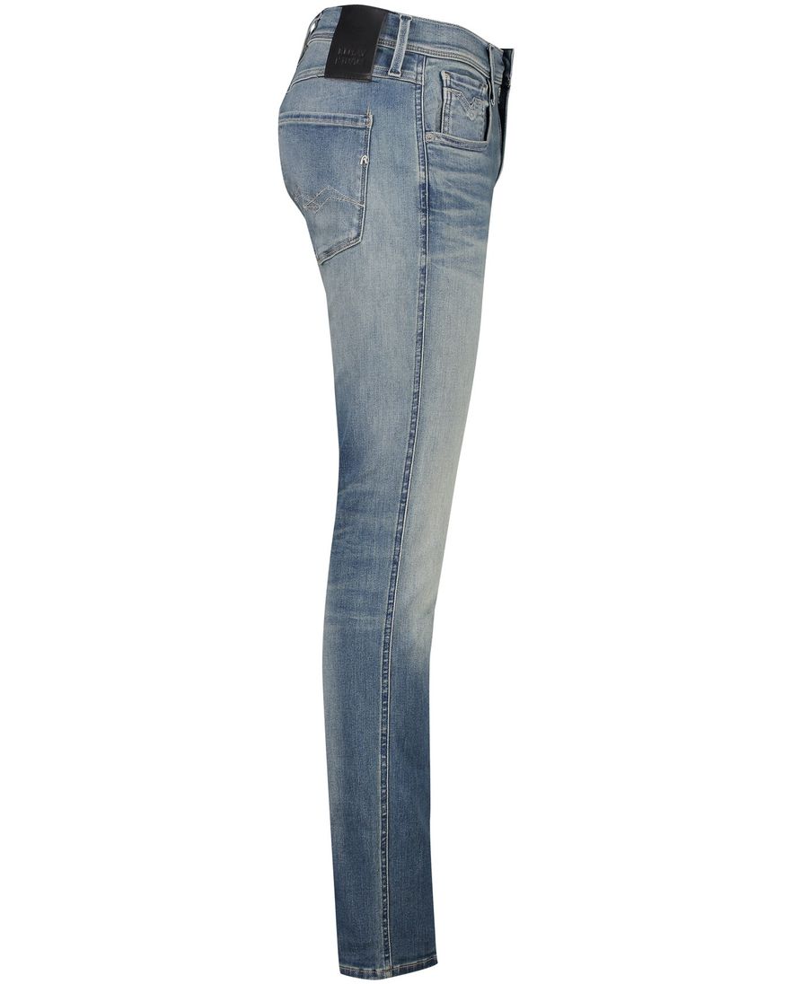 Replay Anbass Hyperflex jeans blauw denim stretch