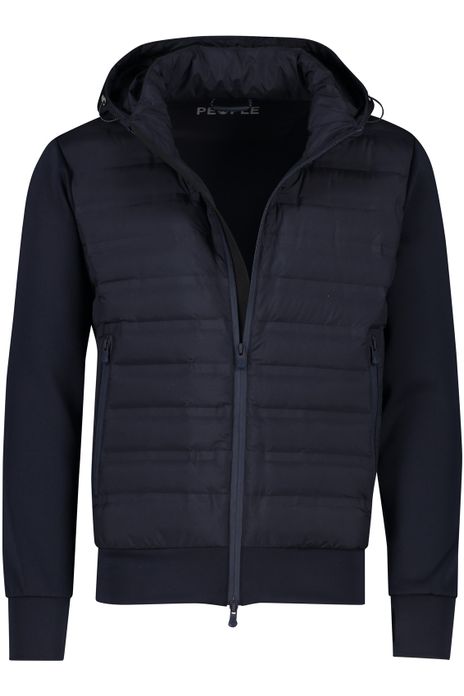 People of Shibuya zomerjas donkerblauw normale fit