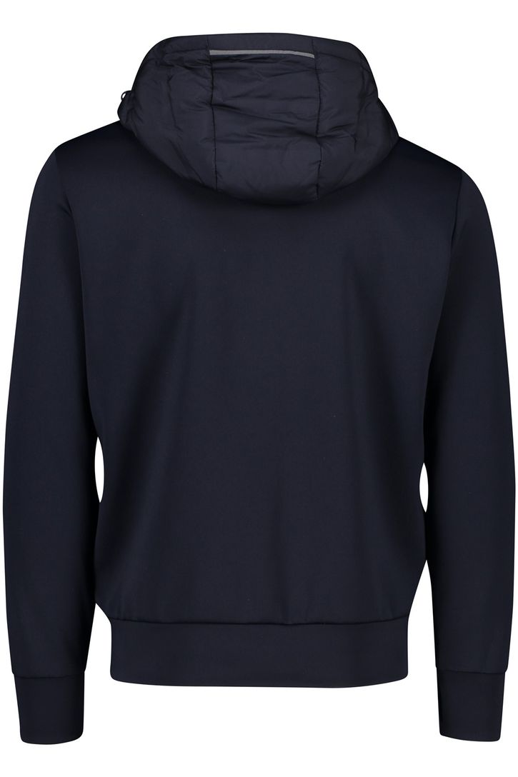 People of Shibuya zomerjas gewatteerd navy afneembare capuchon New normale fit