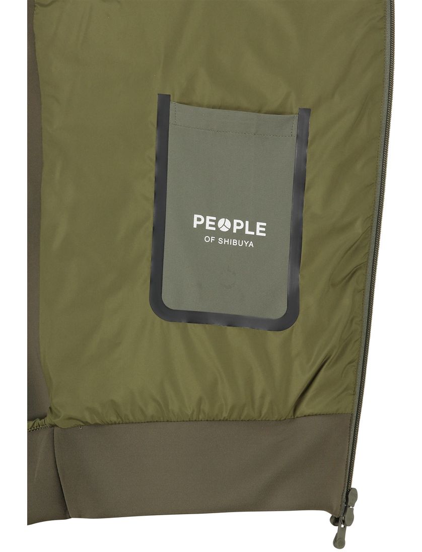 People of Shibuya zomerjas NEW khaki afneembare capuchon normale fit