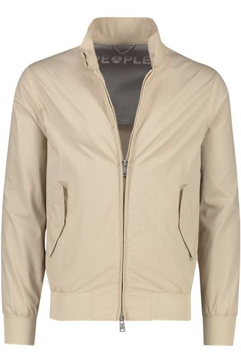 People of Shibuya People of Shibuya Ryoko zomerjas beige normale fit katoen