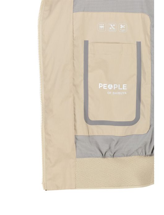 People of Shibuya zomerjas beige effen