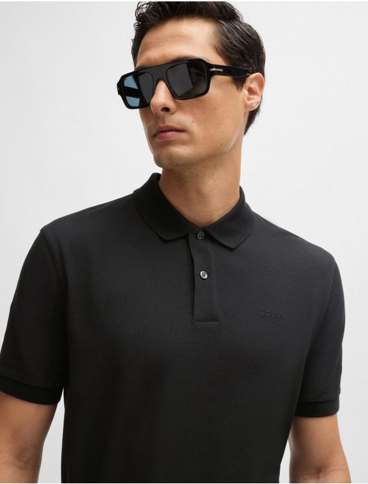 Boss Black pallas polo zwart