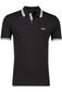 Zwarte BOSS Green polo katoen