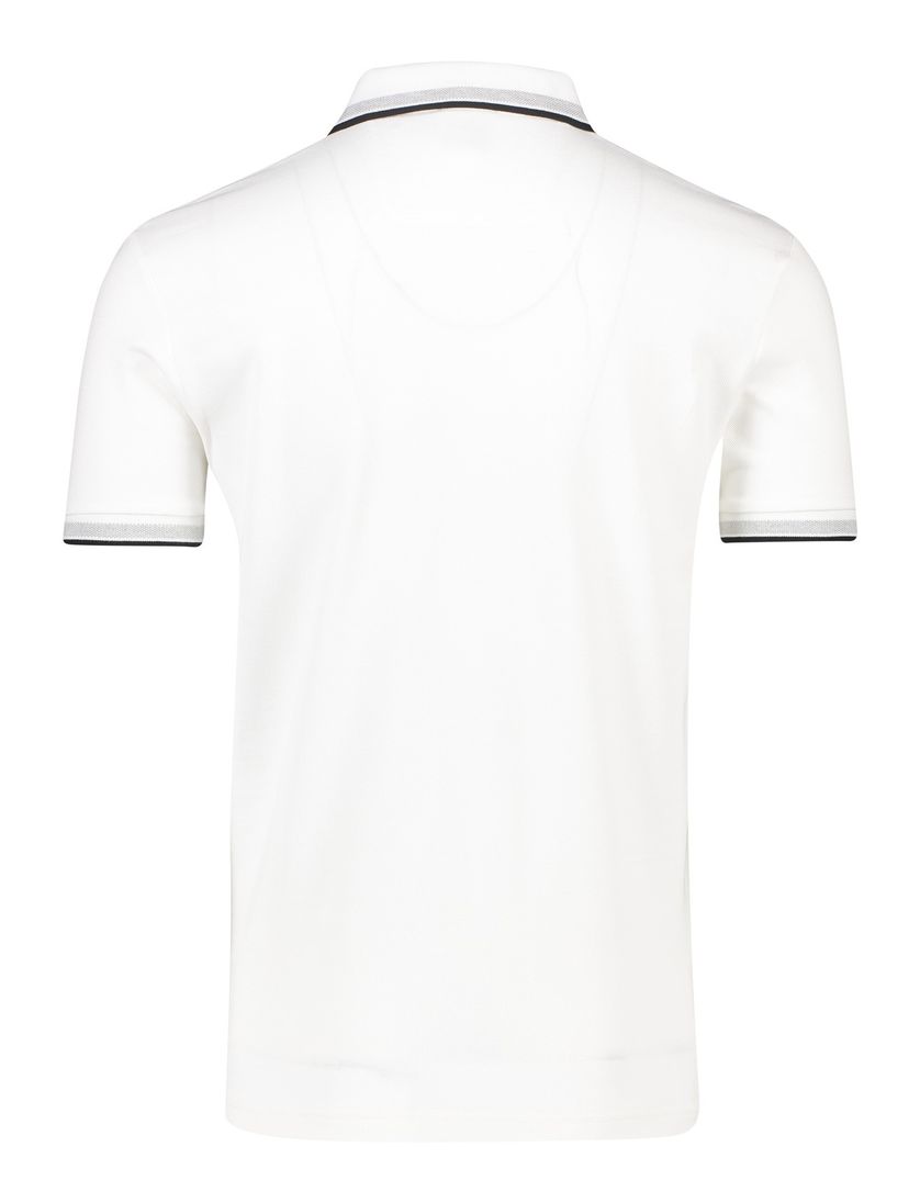 Boss poloshirt Paddy effen wit